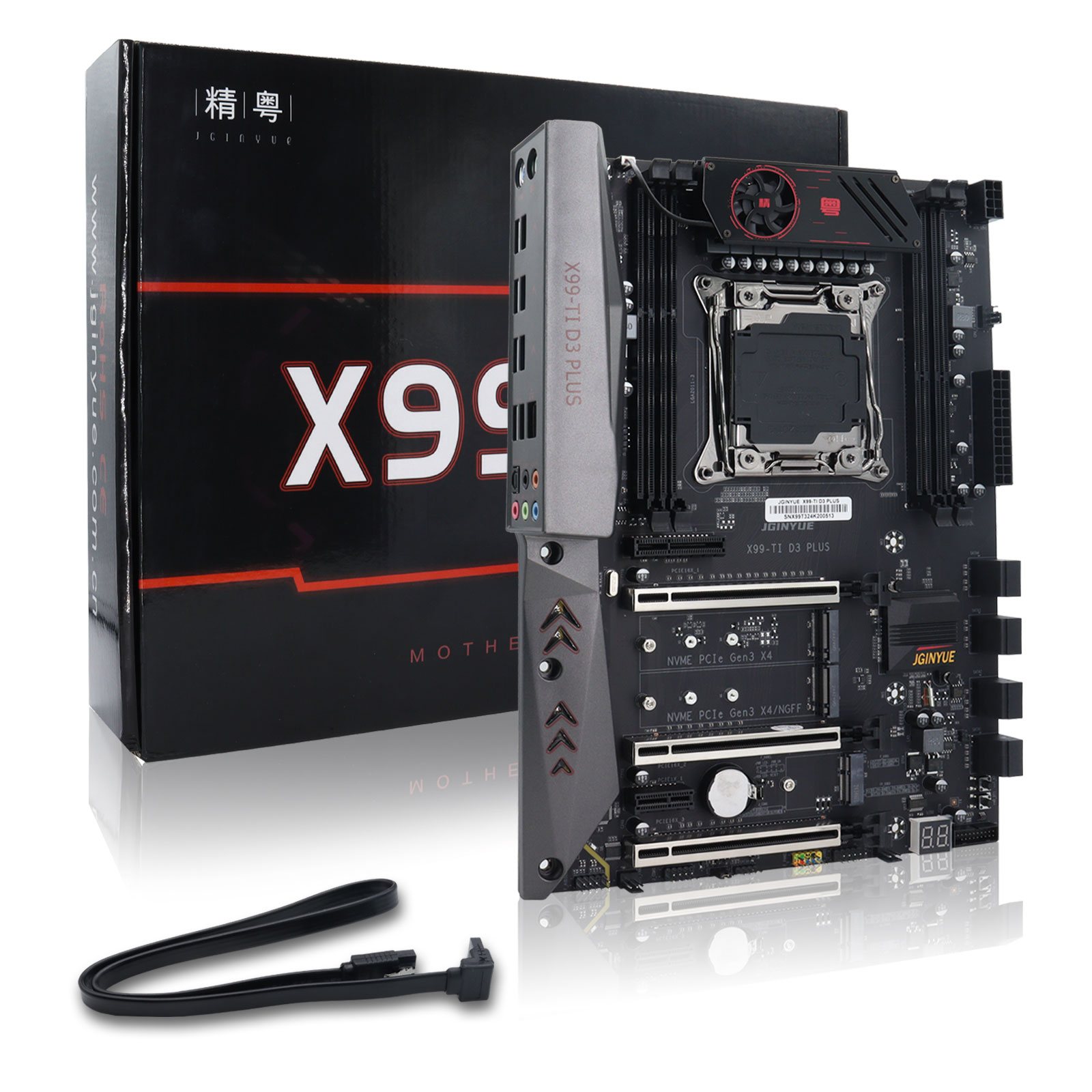 لوحة أم JGINYUE X99-TI D3 PLUS - مراجعة E5 2696 V3 وسعره